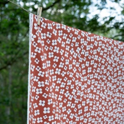 Belle Amie, fabric, terracotta, 150cm