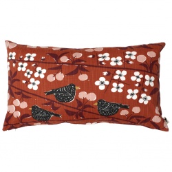 Körsbärsträdgården, cushion cover, terrracotta, 40x70cm
