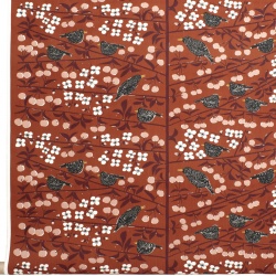 Körsbärsträdgården, fabric, terracotta, 150cm