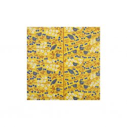 Körsbärsträdgården, paper napkin, yellow