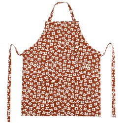 Belle Amie, apron, terracotta