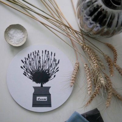 Persons kryddskåp, potstand , gray, 21cm100493-0035