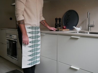 Sill Tea towel Green grey