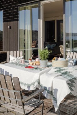 Almedahls_Sill, oil cloth, 145x220cm green grey_101756-0035