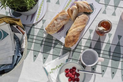 Almedahls_Sill, oil cloth, 145x220cm green grey_101756-0035