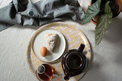 Pickepin, bricka, ockra, 38cm101710-0043