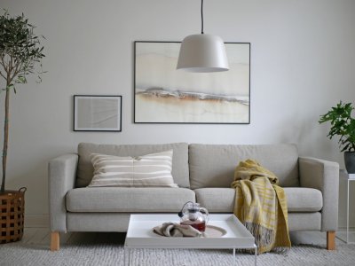 Sew a pillow of Mambo, fabric, beige