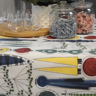 Picknick, fabric by the meter, multi, 150cm