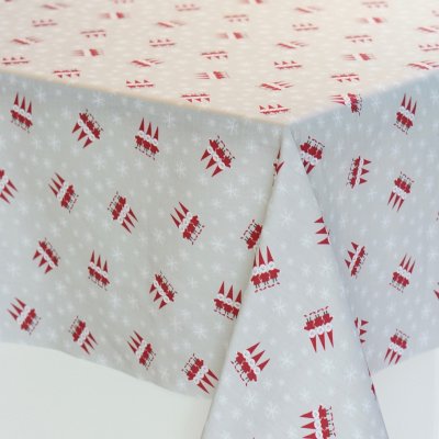 Tomtenisse, (Small) oil cloth fabric, beige, 145cm