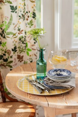 Kristina, tray, yellow, 38cm