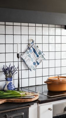 Picknick, grey/beige potholder