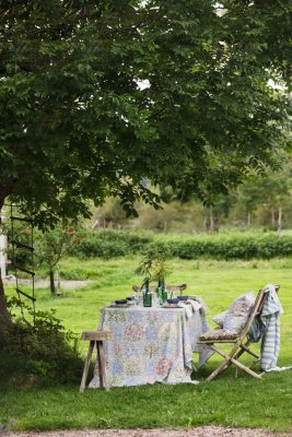 Botanic Garden, table cloth, multi, 145x250cm