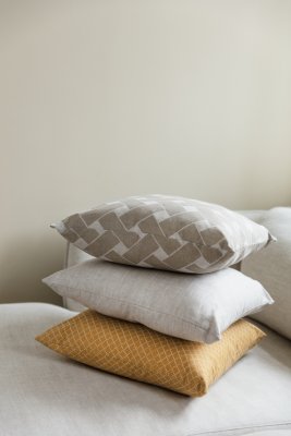 Almedahls Linne, cushion cover, nature, 47x47cm 101899-0400