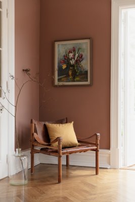 Prickruta, cushion cover, ochre, 47x47cm