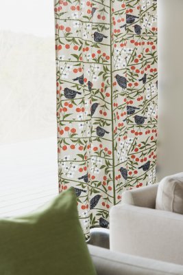 Körsbärsträdgården, fabric, beige, 150cm