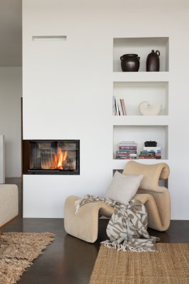 Körsbärsträdgården, blanket, brown, off white