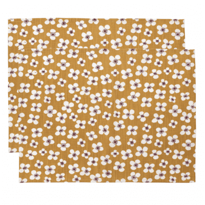 Belle Amie, placemat, ochre, 45x34cm 2-pack