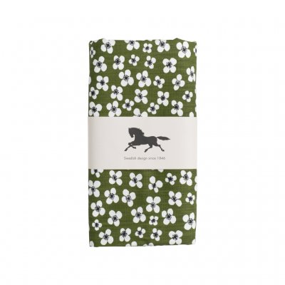 Belle Amie, table cloth, dark green, 145x250cm