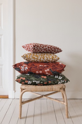Belle Amie, cushion cover, ochre, 30x50cm