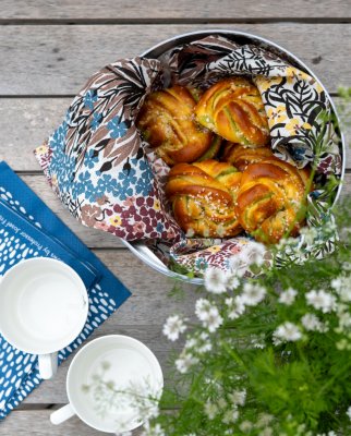 Botanic Garden, tea towel