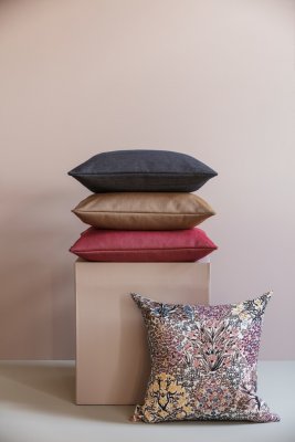 Twist, upholstery fabric, dark blue nature, 140cm