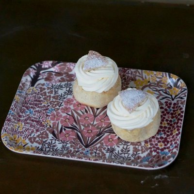 Botanic Garden, tray, pink brown, 27x20cm