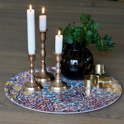 Botanic Garden, tray, pink brown, 38cm