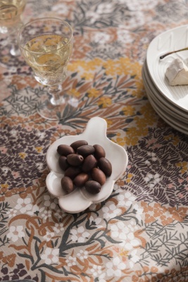 Botanic Garden, table runner, beige multi