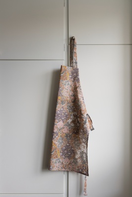 Botanic Garden, apron, beige multi