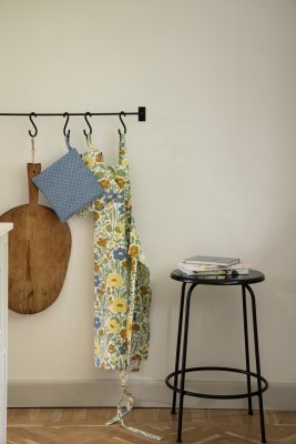 Prickruta, pot holder, blue