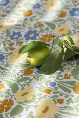 Fauna, fabric, yellow green, 150cm