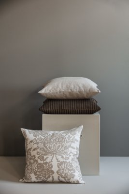 Almedahls Linne, cushion cover, nature, 47x47cm 101899-0400