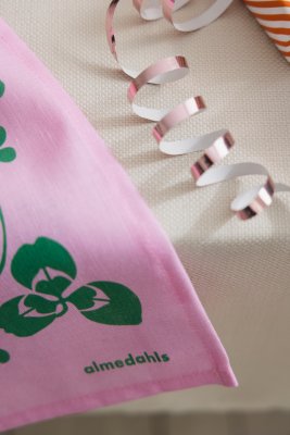 Hurra, hurra, hurra!, tea towel, pink