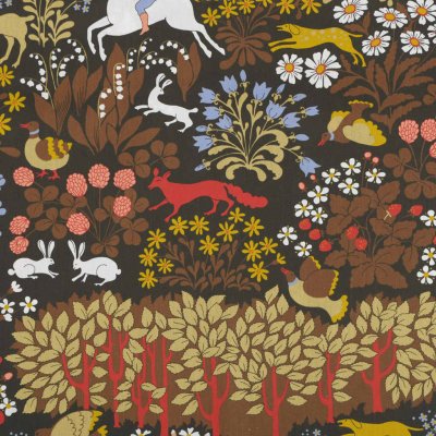 Jakten, fabric, brown