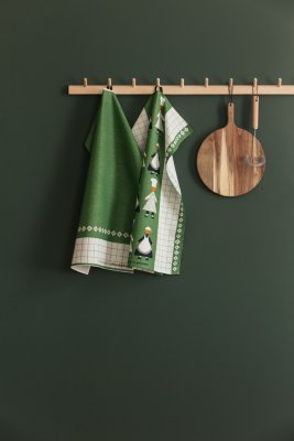 Kökspolka Tea towel Green