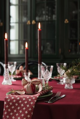 Korg, napkin, red,45x45cm (2-pack)