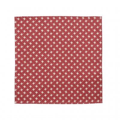 Korg, napkin, red,45x45cm (2-pack)