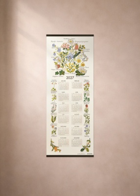 Landskapsblommor, calendar 2027