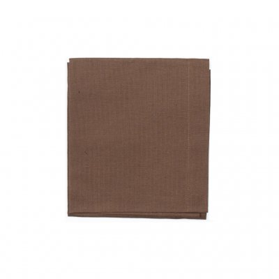 Linen table runner brown