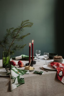 Kökspolka Tea towel Green