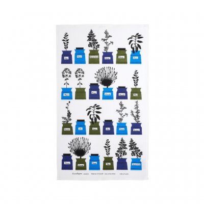 Sill och Persons kryddskåp tea towels in 2-pack, blue