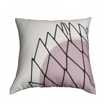 Picknick Elements, pillow case, pink, 45x45cm