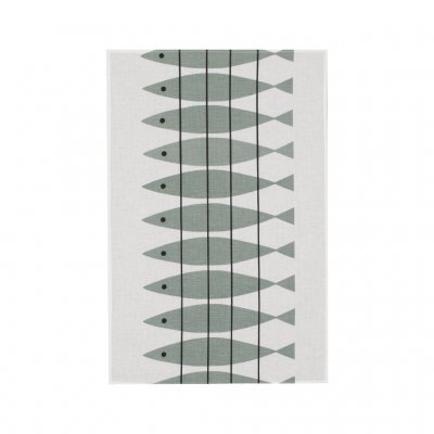 Sill, tea towel, blue