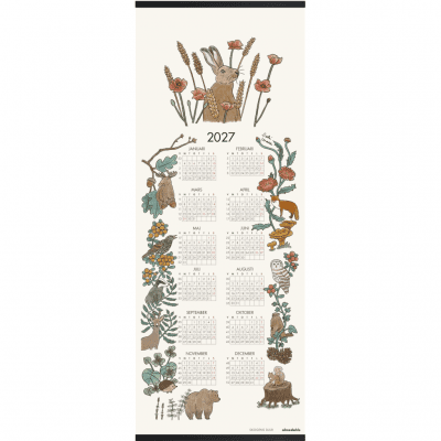 Skogens djur, calendar 2027