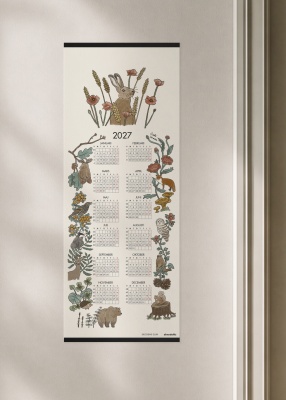 Skogens djur, calendar 2027