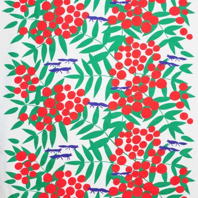 Surt sa räven, green oil cloth, 145x220cm