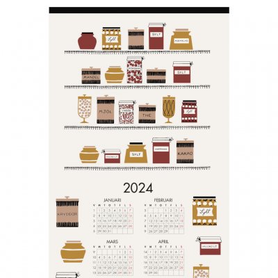 Almedahls Syltburkar, calendar 2024