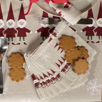 Tomtenisse, paper napkin