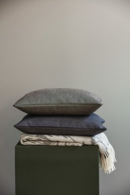 Twist, upholstery fabric, dark blue nature, 140cm