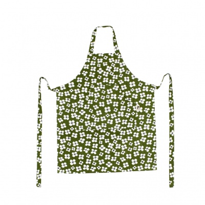 Belle Amie, apron childrens, dark green